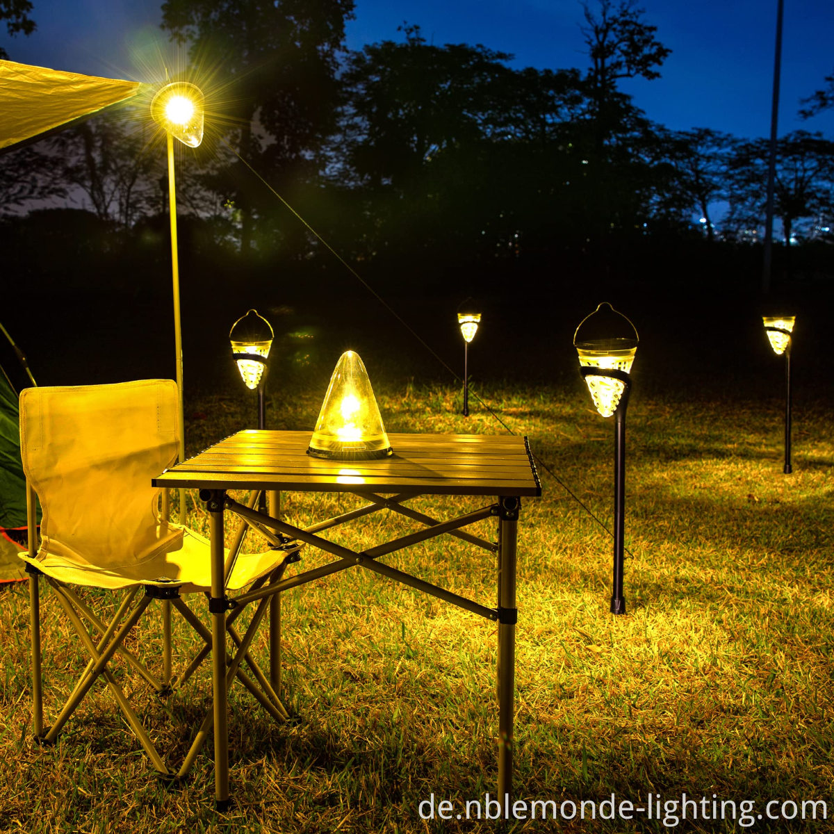 waterproof solar fence lights